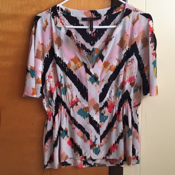 BCBG maxazria top. Multi colored - Picture 1 of 2